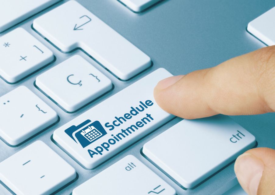 Schedule appointment button