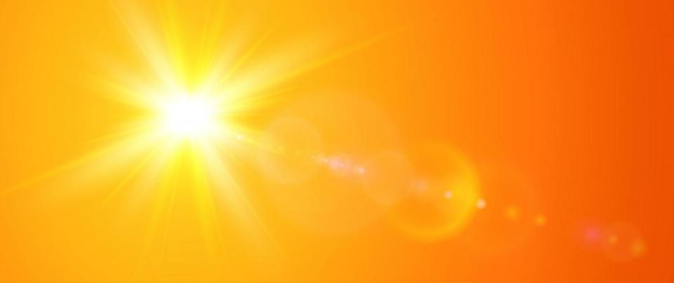 Picture of bright sun
