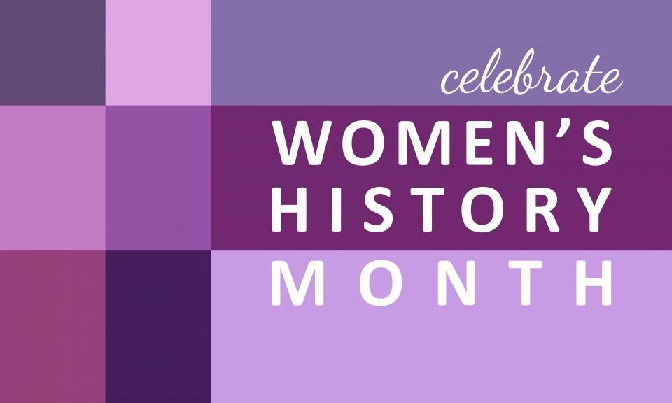 Women's History Month - card background