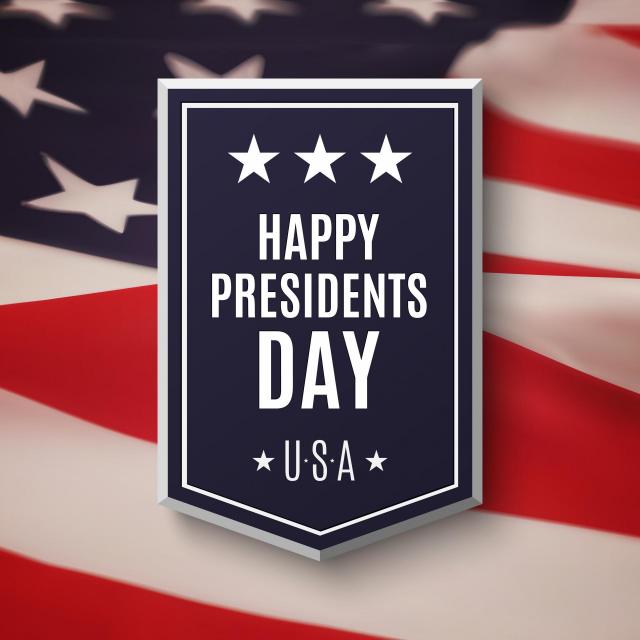 Happy Presidents Day Banner