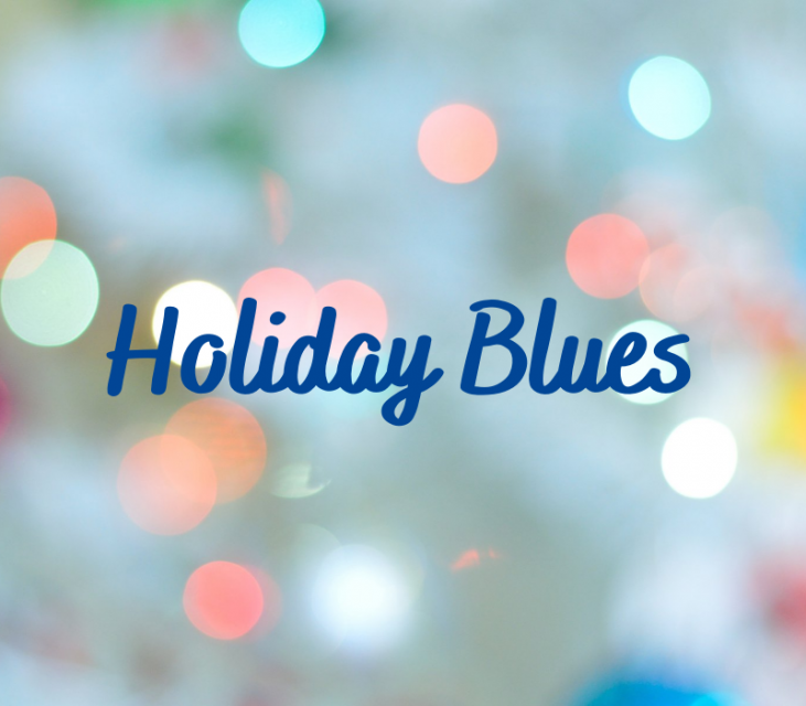 Holiday Blues text